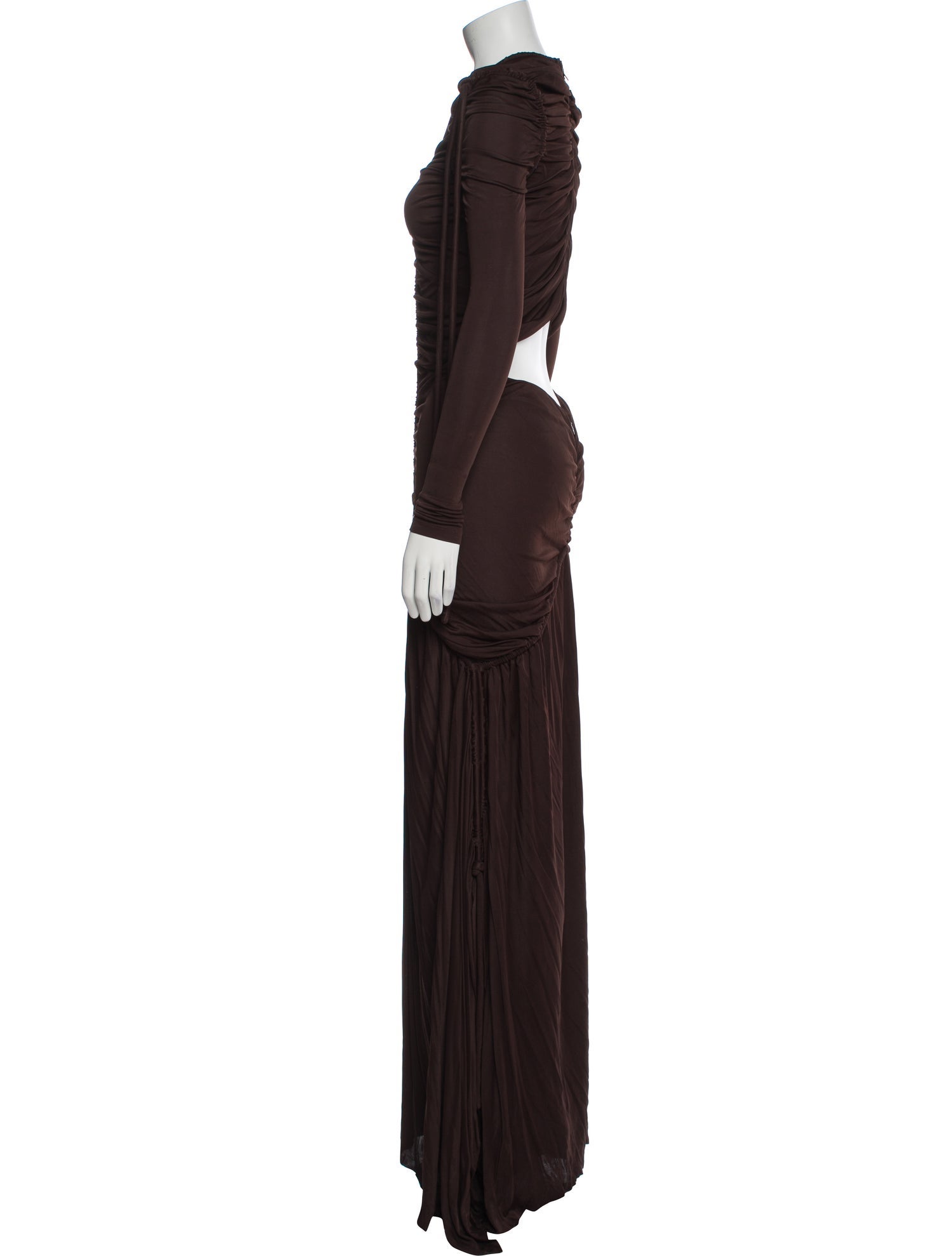 Proenza Schouler V-Neck Long Dress